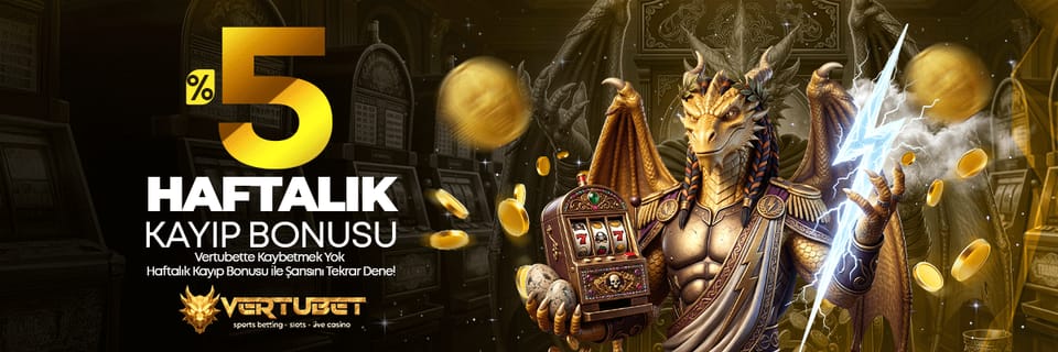 %5 Haftalık Kayıp Bonusu — Vertubet